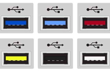 چرا رنگ برخی از پورت‌های USB قرمز است؟